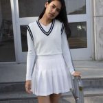 WOMEN'S GABARDINE TENNIS SKIRT