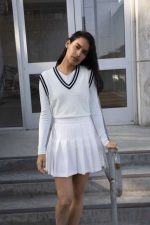 WOMEN'S GABARDINE TENNIS SKIRT