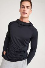 MENS COOL COWL NECK TOP - Image 3