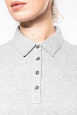 LADIES' SHORT SLEEVED JERSEY POLO SHIRT - Image 5