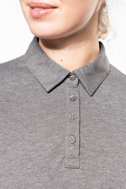 ka265-11.jpg LADIES' LONG SLEEVE JERSEY POLO SHIRT - Image 1