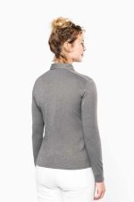 LADIES' LONG SLEEVE JERSEY POLO SHIRT - Image 3