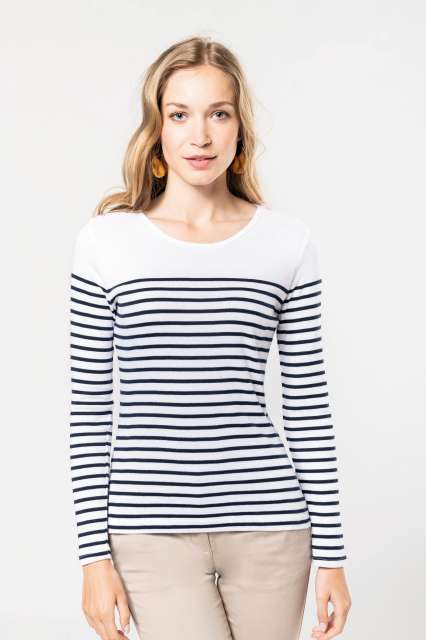 ka386-1.jpg NŐI HOSSZÚ UJJÚ BRETON CSÍKOS FELSŐ - Image 1