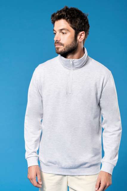 ka478-1.jpg ZIP NECK SWEATSHIRT - Image 1