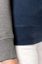 LADIES' TWO-TONE ORGANIC CREW NECK RAGLAN SLEEVE SWEATSHIRT - Image 6