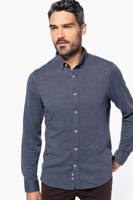 ka507-1.jpg LONG-SLEEVED JACQUARD KNIT SHIRT - Image 1