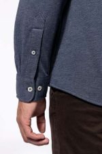LONG-SLEEVED JACQUARD KNIT SHIRT - Image 4