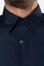 MEN’S LONG-SLEEVED COTTON POPLIN SHIRT - Image 3