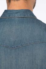 MEN'S LONG-SLEEVED DENIM SHIRT - Image 4