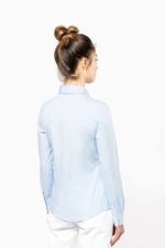 LADIES' LONG-SLEEVED STRETCH SHIRT-KA530 - Image 5