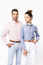 LADIES' LONG-SLEEVED OXFORD SHIRT - Image 5