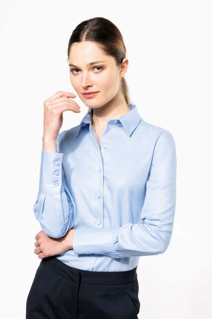ka538-10.jpg LADIES' LONG-SLEEVED NON-IRON SHIRT - Image 1
