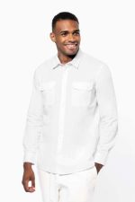 MEN'S LONG-SLEEVED SAFARI SHIRT - Image 5