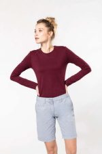 LADIES' WASHED EFFECT BERMUDA SHORTS - Image 6