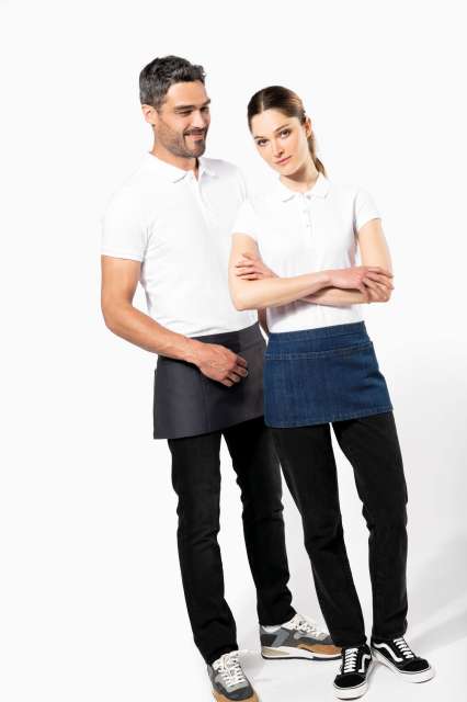 ka886-10.jpg COTTON SHORT APRON - Image 1
