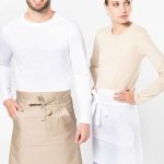 POLYCOTTON MID-LENGTH APRON