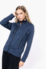 LADIES' FULL ZIP HEATHER JACKET - Image 8