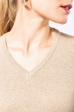 LADIES' V-NECK JUMPER - Image 3
