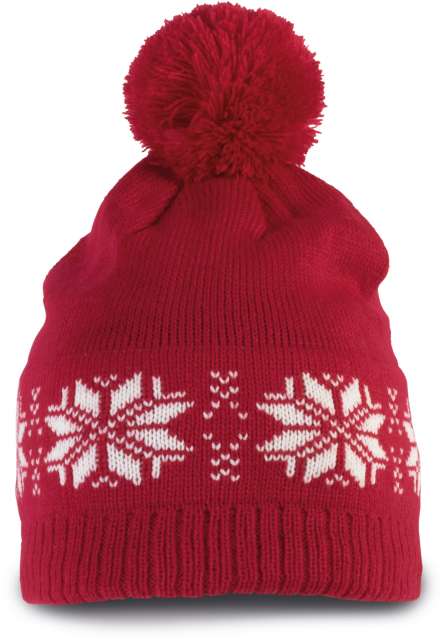 kp540-1.jpg FAIR ISLE KNIT BEANIE - Image 1