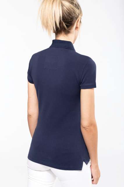 kv2201-2.jpg LADIES' SHORT SLEEVE PIQUE POLO SHIRT KARIBAN VINTAGE - Image 1
