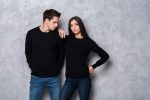MEN’S CREW NECK FINE GAUGE COTTON PULLOVER - Image 2