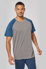 ADULT TRIBLEND TWO-TONE SPORTS SHORT-SLEEVED T-SHIRT