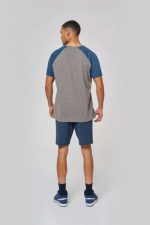 ADULT TRIBLEND TWO-TONE SPORTS SHORT-SLEEVED T-SHIRT - Image 3