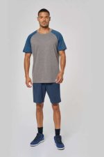 ADULT TRIBLEND TWO-TONE SPORTS SHORT-SLEEVED T-SHIRT - Image 4