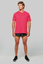 MEN’S V-NECK SHORT SLEEVE SPORTS T-SHIRT - Image 4