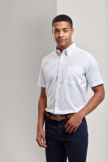 pr236-2.jpg MEN’S SHORT SLEEVE SIGNATURE OXFORD SHIRT - Image 1