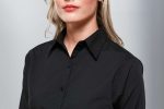 WOMEN'S POPLIN 3/4 SLEEVE BLOUSE - Image 3