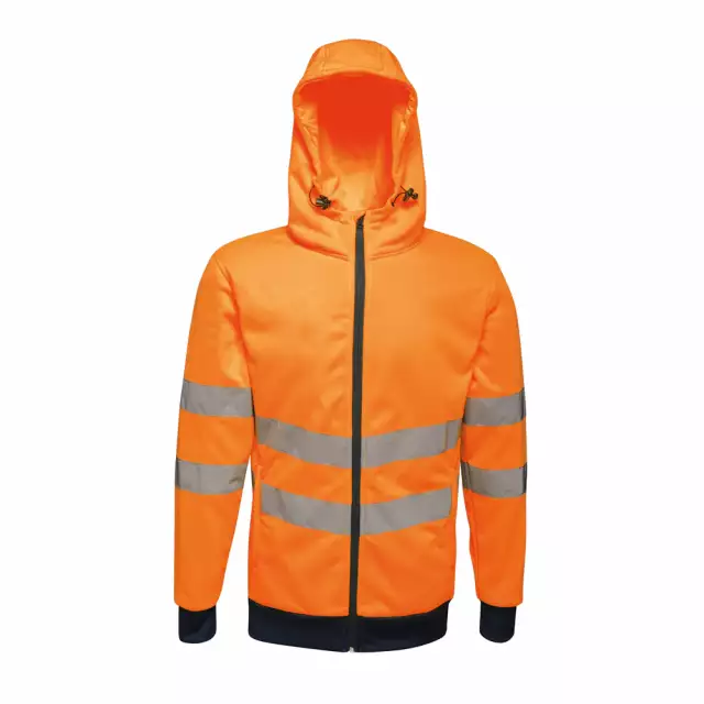 retra471-1.webp HI VIS PRO FULL ZIP STRETCH HOODIE JACKET - Image 1