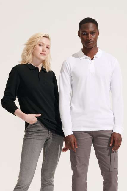 so04241-1.jpg SOL'S PLANET LSL - UNISEX LONG SLEEVE POLO SHIRT - Image 1
