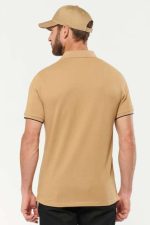 MEN'S SHORT-SLEEVED CONTRASTING DAYTODAY POLO SHIRT - Image 2