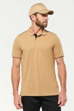 MEN'S SHORT-SLEEVED CONTRASTING DAYTODAY POLO SHIRT - Image 7