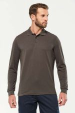 MEN'S LONG-SLEEVED POLO SHIRT - Image 3