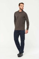 MEN'S LONG-SLEEVED POLO SHIRT - Image 5