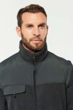 FLEECE JACKET WITH REMOVABLE SLEEVES