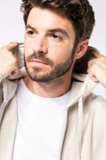 MEN'S ECO-FRIENDLY HOODED SWEATSHIRT WITH ZIP FASTENING - Image 3
